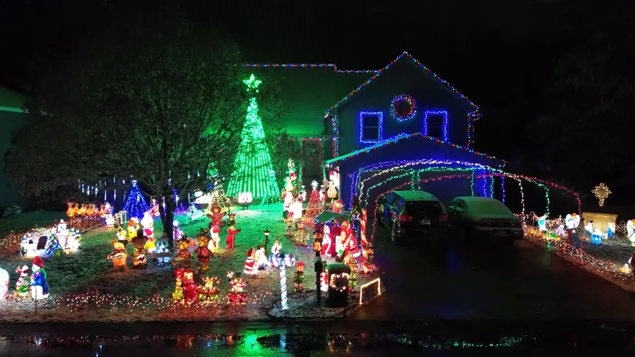 Yard light display