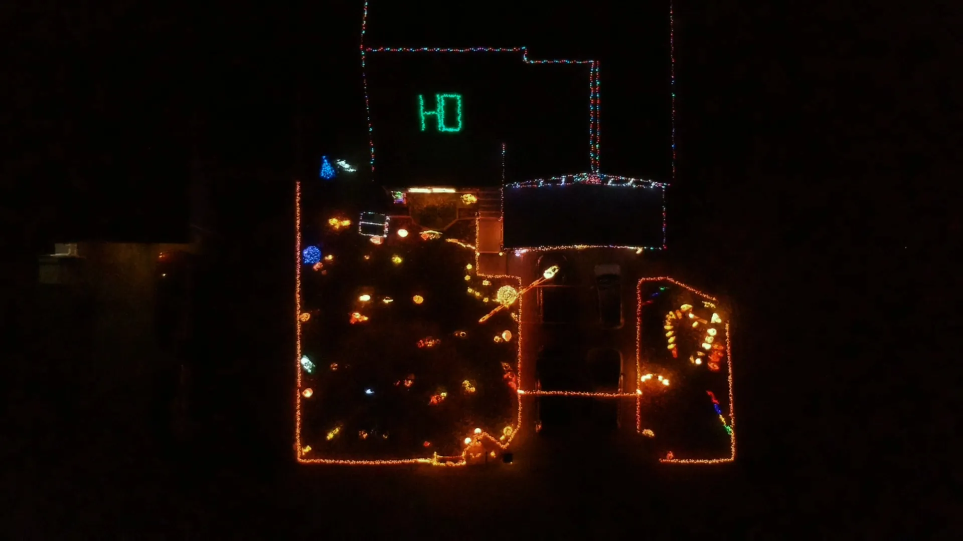 Aerial view of the full KC display