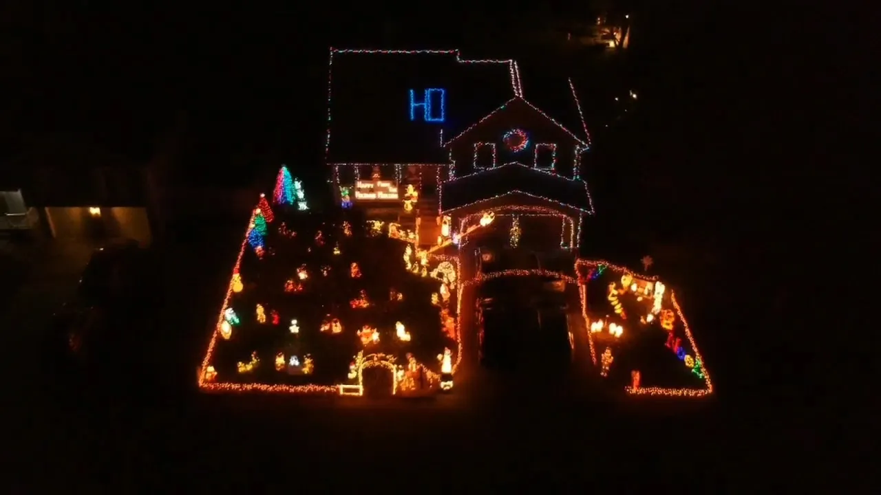 Aerial view of the Kearney display